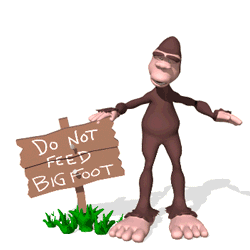 Gif animé do not freed Bigfoot